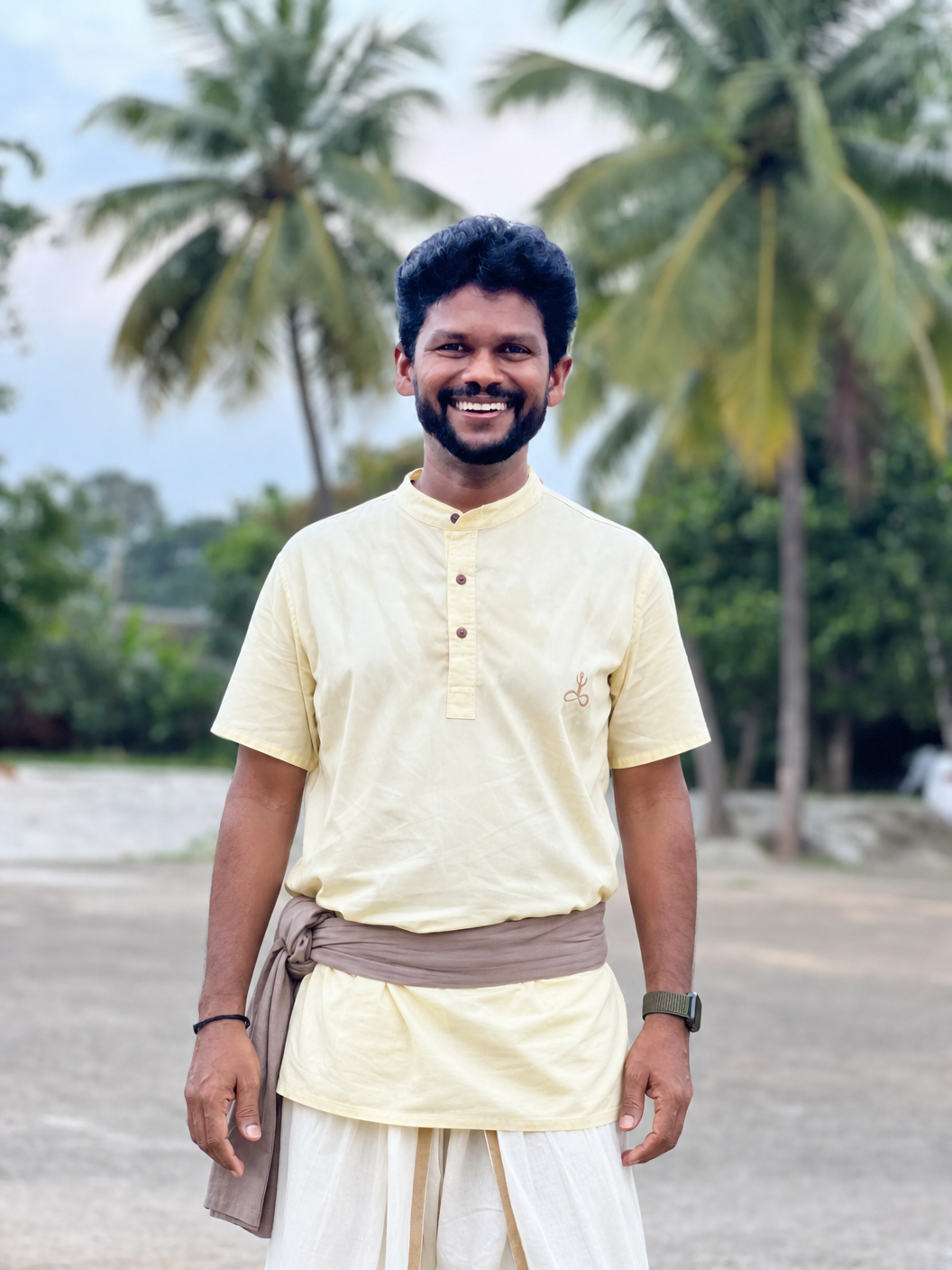 Ravikiran Katnam in meditation